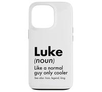 Luke Like A Normal Guy Only Cooler Legend King Prénom Coque pour iPhone 13 Pro