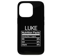 Luke Nutrition Facts Parodie Amusant Dire Coque pour iPhone 13 Pro