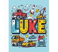 Luke Personalized Sketch Book: Glossy Cover with 100+ Pages for drawing, coloring and using imagination. First few sheets have idea starters. Features ... go, and better than screens and electronics.