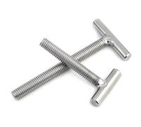 Lukery 6PCS Boulons à poignée en T en acier inox 304, Φ8 mm Vis en T serrées à la main (M8x40mm)