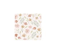 Lukery Stickers Carrelage Cuisine, 20 PCS Stickers Muraux Imprimé Marguerite Stickers Cuisine Sol, Autocollant Mural pour Salon Salle de Bains à la Maison Auto-Adhésif (20x20cm,Fleur Rose)