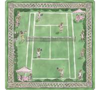 Lukery Tapis Boue de Diatomée Tapis de Jeu de Plateau de Style Facile à Nettoyer Chinois Absorbe l'Humidité Résistant à l'usure pour Table Carrée Cuisine (Vert,800x800x2MM)