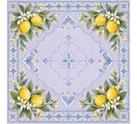 Lukery Tapis de Jeu Mahjong, Citron Jaune (Violet,900x900mm) | Tapis Jeu de Carte Antidérapant Carrée Grand Réduction du Bruit pour Mahjong Dominos Cartes Poker Société, Décoration