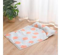 Lukery Tapis Rafraichissant pour Chien et Chat, Couverture Rafraichissante Confortable Animaux Tapis Fraicheur Été pour Chiens de Petite et Moyenne Taille ou Chats (L(97 * 66cm),Agrumes)