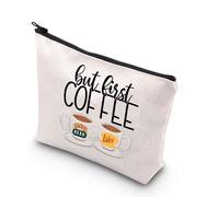 Luke's Coffee Trousse de maquillage Central Perk Cadeaux Luke's Diner Gifts But First Coffee Central Perk Coffee Gifts Coffee Pochette zippée, First Coffee UK