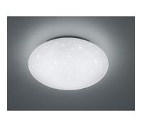 Reality Leuchten Plafonnier LED Lukida R62961000 plastique blanc 18 W télécommande Effet Starlight