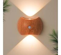 LUKIUP Magnétique Veilleuse Rechargeable, 3 Couleurs, Lumière Murale sans fil LED, 1200mAh Rech Eclairage Detection Automatique pour Couloir, Escalier, Toilettes, Chambre, Cuisine