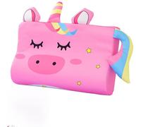LUKIUP Oreiller Enfant, 45 x 27 cm Sommeil Enfant Coussin Enfant 4-6 Ans, Respirant, Confortable, Ergonomique Espirant et Doux pour la Peau, Barre de Lavage pour à Partir de 4 Ans