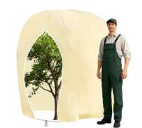 LUKIUP Voile Hivernage Plante Exterieur, 120 x 180 cm Voile Hivernage, Housse de Protection pour Plantes pour Plantes avec Fermeture éclair, Cordon de Serrage et Serrure, Réutilisable