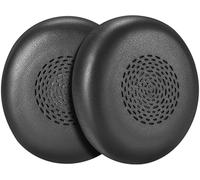 Lukvcoe Cuir Protéiné Coussinets pour Jabra Evolve2 75 Casque - Noir | Non compatible Evolve 75, Perfect Fit, Isolation Phonique, Mousse Haute Densité, Confort