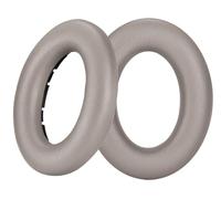 Lukvcoe Cuir Protéiné Coussinets pour Sennheiser Accentum & Accentum Plus | Perfect Fit, Simple Installation, Isolation Phonique, Mousse Haute Densité, Confort Longue Durée, Gris Champagne