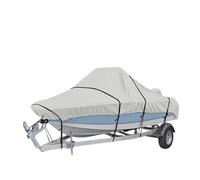 LUKYWANG Bache Bateau Housse de Protection for Bateau, Protection extérieure, imperméable, Robuste, réfléchissante, Tissu Oxford 300D, Anti-écrasement, Durable, indéchirable Housse De Yacht(17-19FT)