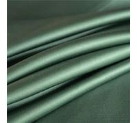 LUKYWANG Linge De Lit en Soie De Glace Drap Plat en Soie de mûrier Naturel, Drap de lit de Couleur Unie, Drap de lit King Size, Drap Textile for la Maison Drap Housse Satin(Green,200x230cm)