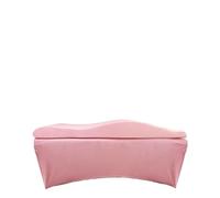 LUKYWANG Matelas Table De Massage Surmatelas incurvé en Mousse à mémoire de Forme Rose Lash Beds Coussin Massage(Pink)