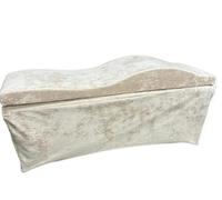 LUKYWANG Matelas Table De Massage Table de Massage en Velours for Extensions de Cils incurvées, Matelas for Salon de beauté Coussin Massage(Ice Brown Set,L180 W70 CM)