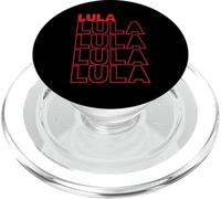 Lula 2026 Président du Brésil Style Rétro Typographie Art PopSockets PopGrip pour MagSafe