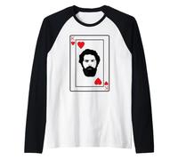 Lula Brazil Roi de Coeur Jeu de Cartes rétro Manche Raglan
