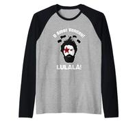 Lula Brésil l'amour a gagnév Lulala Lula Lá Manche Raglan