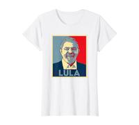 Lula Da Silva Brazil Pop Art Retro Vintage T-Shirt Graphique avec Valeur