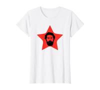Lula du Brésil étoile Rouge T-Shirt Graphique avec Valeur, Femme, Blanc, XL