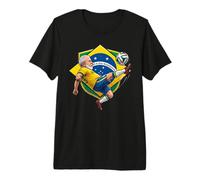 Lula Sélection 13 PT Président du Brésil Dos Brasileiros T-Shirt Haut de Gamme