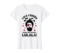 Lula Voleur Qui a volé Mon cœur Lula Brésil T-Shirt Graphique avec Valeur, Femme, Blanc, M