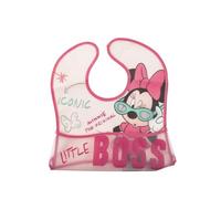 Lulabi Bavaglino con tasca Minnie Disney in PEVA decorato adatto dalla nascita