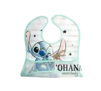 Lulabi Bavaglino con tasca Stitch Disney in PEVA decorato adatto dalla nascita