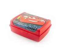 Lulabi DISNEY CARS RACETOWN - Boîte à lunch idéale pour les enfants, boîte à sandwich scolaire, boîte à lunch pour enfants, en polypropylène, dimensions: 17 x 13 x 6,5 cm