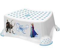 LULABI DISNEY FROZED - Antidérapant Tabouret pour enfants congelé, marchepied, marchepied Disney, repose-pieds, meubles et accessoires pour chambres d'enfants, stable, sûr et robuste - Blanc