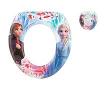 LULABI DISNEY FROZEN 2 - Siège de toilettes pour enfants, siège de pot Disney, siège ergonomique pour enfants avec dossier, antidérapant, anatomique, facile à nettoyer, 28 x 30 cm - Colorée