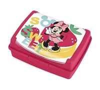 Lulabi Disney Minnie Happy Times Porte-repas en polypropylène décoré, 17 x 13 x 6,5 cm