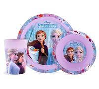 Lulabi Frozen 3-teiliges Set für Jungen, Polypropylène, Violet, Decor