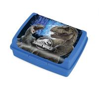 Lulabi Jurassic World Porte-déjeuner pour enfant, porte-goûter en plastique, boîte à lunch, sans BPA, 17 x 13 x 6,5 cm, dinosaures