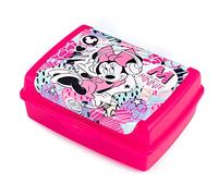 LULABI LULABI DISNEY MINNIE MOUSE MUSIQUE URBAINE - Boîte à lunch idéale pour les enfants, boîte à sandwich scolaire, boîte à lunch pour enfants, en polypropylène, dimensions: 17 x 13 x 6,5 cm - 900 g