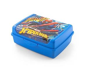 Lulabi Spiderman Cityhero Porte-déjeuner en polypropylène, boîte à Lunch, 17 x 13 x 6,5 cm