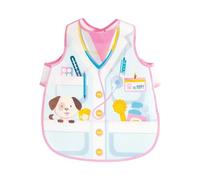Lulabi Veterinaria, Bavoir en plastique, 34 x 40 cm, rose