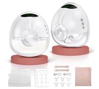 Lulia Tire-Lait électrique Portable, 4 Modes et 9 Niveaux, Fonction Mémoire, Mains Libres, Privé, Brides Confortables de 17/19/21 mm Incluses, Indolore