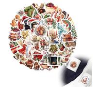 LuLiyLdJ 100 Feuilles stickers scrapbooking, Autocollant scrapbooking, Autocollant noel