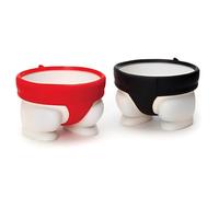 LuLiyLdJ 2 Pièces Pose de Sumo Coquetiers Multifonction, AntidéRapant,Pour La DéCoration De La Table De PâQues,Petit-DéJeuner Et Rangement D'Outils De Beauté