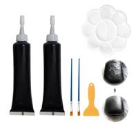 LuLiyLdJ 2 psc 2 Tubes de Cuir Liquide + Accessoires Crème de Réparation de Cuir pour Rayures/Fissures