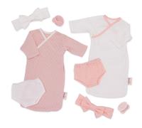 LullaBaby - Ensemble de vêtements pour poupée 14 pouces - Grenouillères - Accessoires pour tétine - Jeu imaginatif - Jouets pour enfants à partir