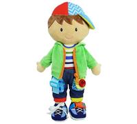 Lullaberry Dressy Friends Terry Poupée éducative en peluche pour enfants et tout-petits de 18 mois et plus - Peluche Montessori Buckle de 40 cm