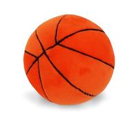 Lullaberry Hochet sensoriel en peluche My First Basketball de 8 cm - Jouet de sport doux et sûr pour les nourrissons garçons et filles