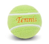 Lullaberry Ma première balle de tennis de 6,5 cm, jouet grinçant en peluche pour bébé, jouet de sport doux et sûr pour bébés, garçons et filles
