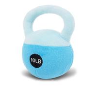 Lullaberry My First Kettlebell Jouet sensoriel pour bébé 12 cm - Hochet doux pour bébé en bleu - Sûr et facile à saisir - Parfait pour les parents actifs