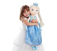 Lullaberry Poupée de chiffon douce Princesse Marina Crystalheart de 75 cm - Personnalisable avec robe bleue - Cadeau grandeur nature pour filles - Grande poupée en peluche personnalisée