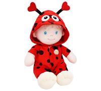 Lullaberry Sweet Dolly Ladybug - Poupée en peluche ultra douce pour la naissance et plus - Tenue de coccinelle