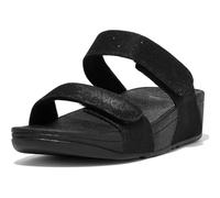 Mules femmes FitFlop LULU ADJUSTABLE SHIMMERLUX SLIDES Noir 38