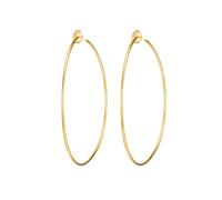 Lulu & Jane Boucles d'oreilles jaune d'or, Taille One Size